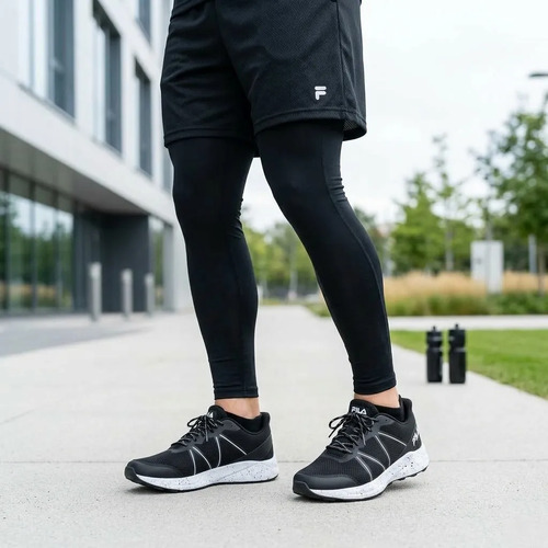 Tenis Running Fila Apex Ascent Negro Para Hombre | Meses sin interés