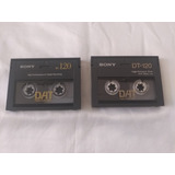  2 Un Fita Dat Sony Dt-120 Profissionais Importadas 120 Min 