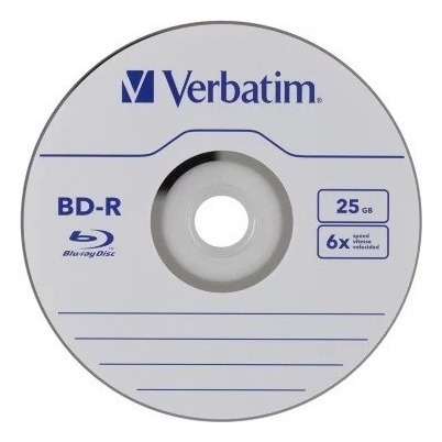 Discos Blu-ray Grabables (bd-r) Verbatim 6x 25gb Individ /v