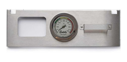 Tapa Con Pirometro Para Horno Portátil Scatola - Acero Inox.