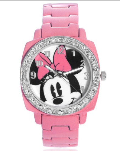 Reloj Disney Para Niña Minaq380 Tablero De Minnie Mouse
