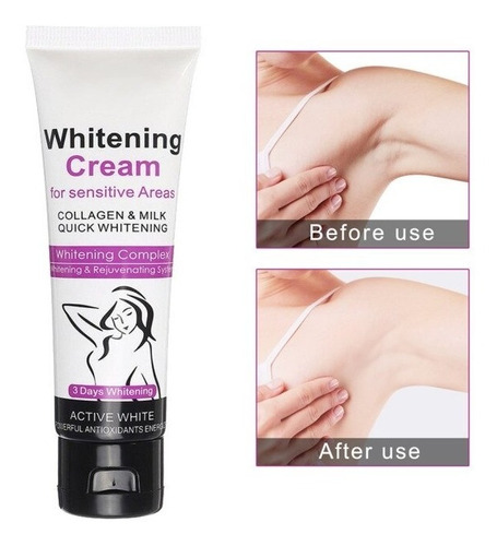 Crema Aclarante Whitening Aichun Para Axilas Bikini Codos