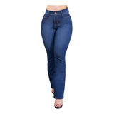 Jeans Pantalones Acampanados Mujer Calidad Premium