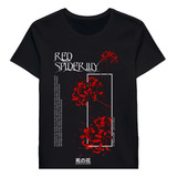 Remera Japanese Red Spider Lily Aesthetic 126375435