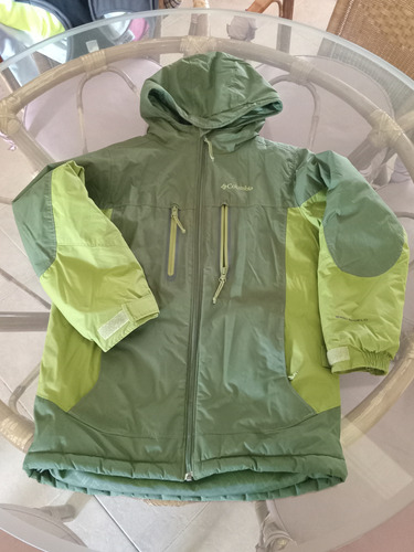 Campera Columbia Talle 10/12 Niño Verde