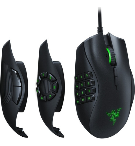 Mouse Gamer Razer Naga Trinity Optico Moba Mmo 19 Botones Cu