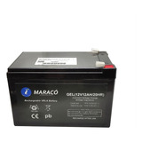 Batería Alarma Ups Solar Led Gel 12v 12amp Maracó® 02564