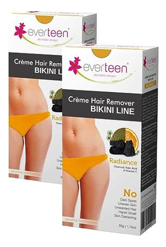 (paquete De 2) Crema Depilatoria Para Línea De Bikini Ev