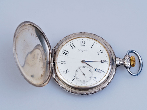 Reloj Bolsillo Longines Plata Centenario Patrio 1810 - 1910