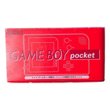 Game Boy Pocket Rojo Con Caja Edicion Japonesa