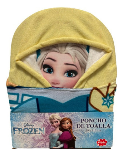 Poncho De Toalla Piñata Microfibra Disney Capucha Infantil