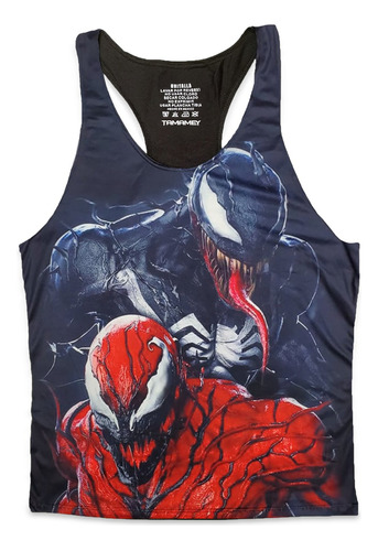 Camiseta Olímpica Gym Spiderman Venom Carnage Varios Diseños