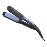 Planchita De Pelo Zego Ceramica Uso En Pelo Humedo 110v/240v Color Zbp60 Negro