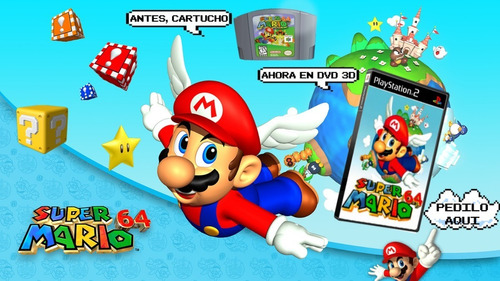 Ps 2 Super Mario 64 / Juego Play 2 Mario 64