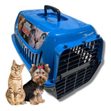 Caixa Transporte Pet Para Cachorros E Gatos Porta 4 Travas