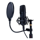 Microfone Broadcast Profissional Usb 2.0 Dazz Sounds Nf-e
