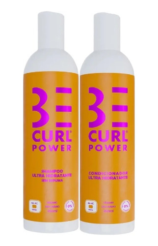 Shampoo E Condicionador Be Curl Power Crespos 2x350ml