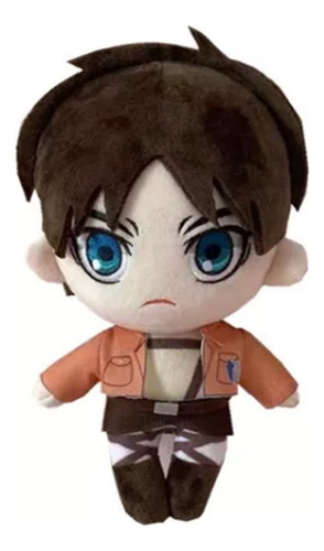 Attack On Titan Eren Jaeger Muñeca Peluche Juguete Regalo