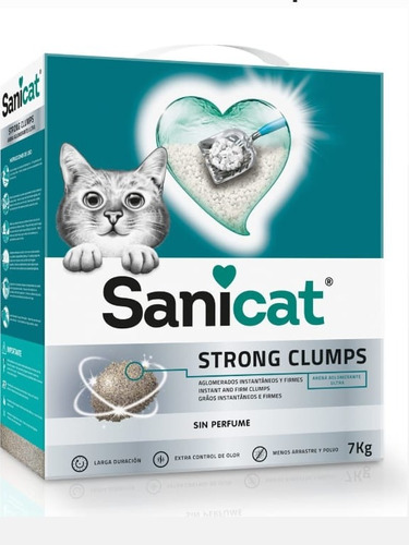 Piedras Aglomerantes Para Gatos Sanicat 14 Kg