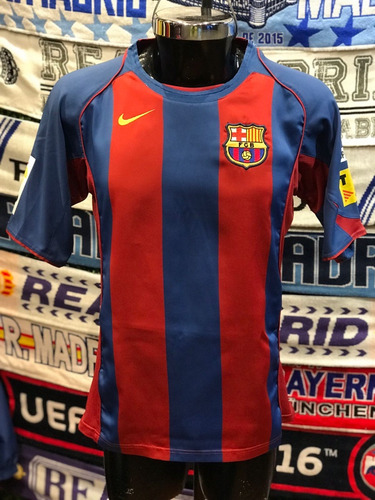 Jersey Club Barcelona 2004, Local, Nike, Talla M #30 Messi.