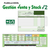 Gestión Venta Y Stock Caja Cta Cte V2 Excel 