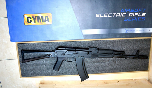 Marcadora Airsoft Cyma Cm.031c Ak 74 Full Metal