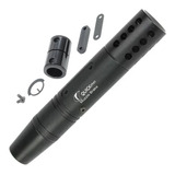 Muzzle Brake Marauder Preto 07 15mm + Massa De Mira Túnel 