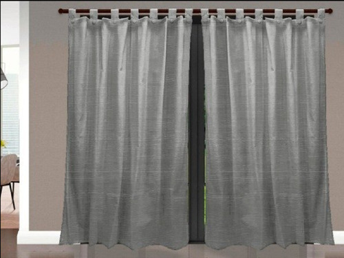 Cortinas Madras Pesadas 2paños Varios Colores 1.40x2m