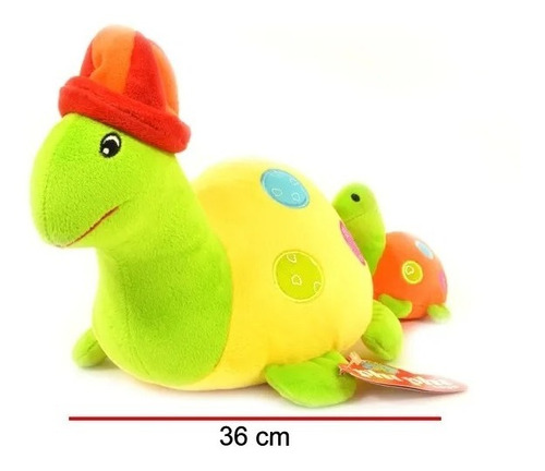 Peluche Tortuga Con Hijo 36 Cm Phi Phi Toys 8583