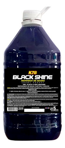 Revividor De Negros Gomas Y Plasticos Liquido K78 5 Litros