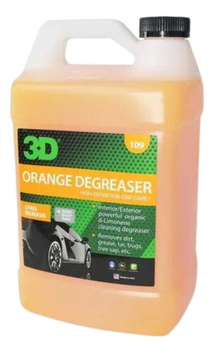 Desengrasante Para Autos 3d Orange Degreaser 1 Galon