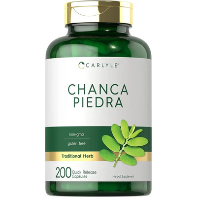 Cápsulas Chanca Piedra Carlyle 200 u Veganas Sin Gluten Ni Lactosa | Envío gratis