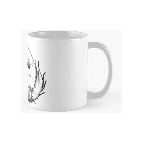 Taza Caballos De Yin Yang - Caballo - Pony - Blanco Y Negro 