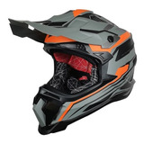 Casco Cross Kov X4-go Naranja Motocross Motos.shop