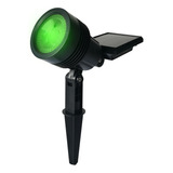 Refletor Luminária Solar Spot 8w Espeto Jardim Led Verde