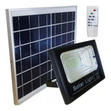 Pack X6 Foco 100w Led Con Panel Solar Exteriores