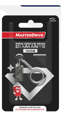 Mini Pen Drive Diamante Master Drive 16gb