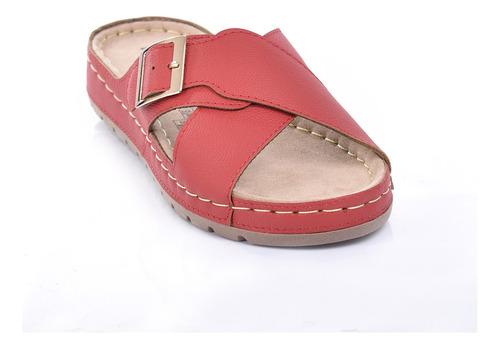 Price Shoes Sandalias Planas Mujer 162435rojo