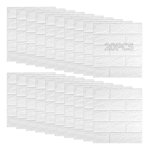 Pegatina Pared Autoadhesivas De Papel Tapiz 3d 38*35cm 20pcs