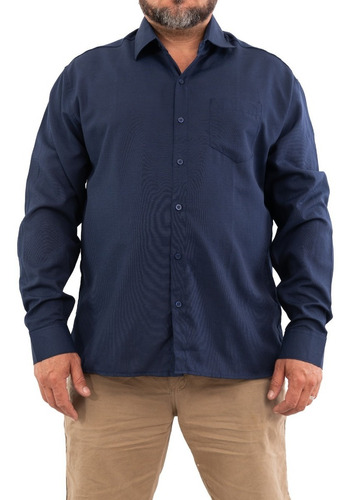 Camisa Social Masculina Extra Grande Plus Size Promoção 