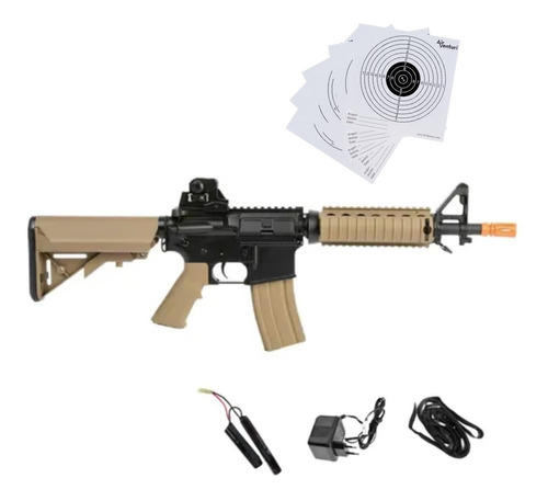 M4 Colt Airsoft Cqb R 6mm Electrico Full Metal Gear Xchws C