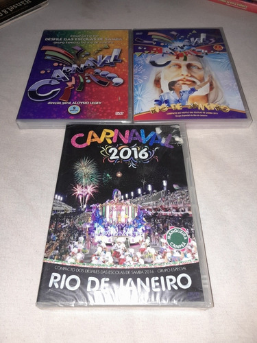 Dvd Compcto Samba Enredo 2009 2011 E 2016 Novos Lacrados 
