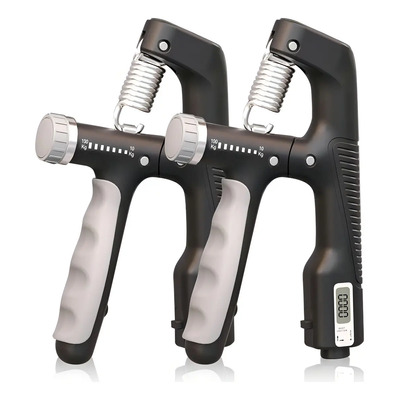 2 Pinzas Ejercicio Fortalecedor De Mano Ajustable Hand Grips Color Negro | MercadoLibre