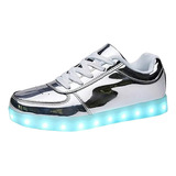 Zapatos Con Luz Led Para Hombres Y Mujeres Estudiantes Zapat