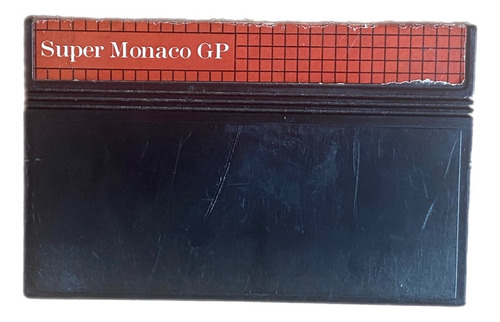Master System Jogo Super Mônaco Gp Usado Original Funcionand