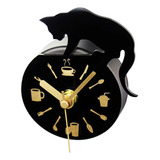 Reloj Magnético Redondo Con Estampado De Gato Para Nevera