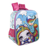 Mochila Niña Kinder Poopsie 100% Original Unicornio 161867