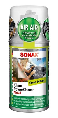 Sonax Limpiador Aire Acondicionado Antibacterial Limón 75012