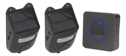 Timbre Solar Con Sensor De Infrarrojos, Luz Estroboscópica,