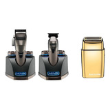 Kit Babyliss Snap Maquina Corte Acabamento Shaver Fx02 Gold